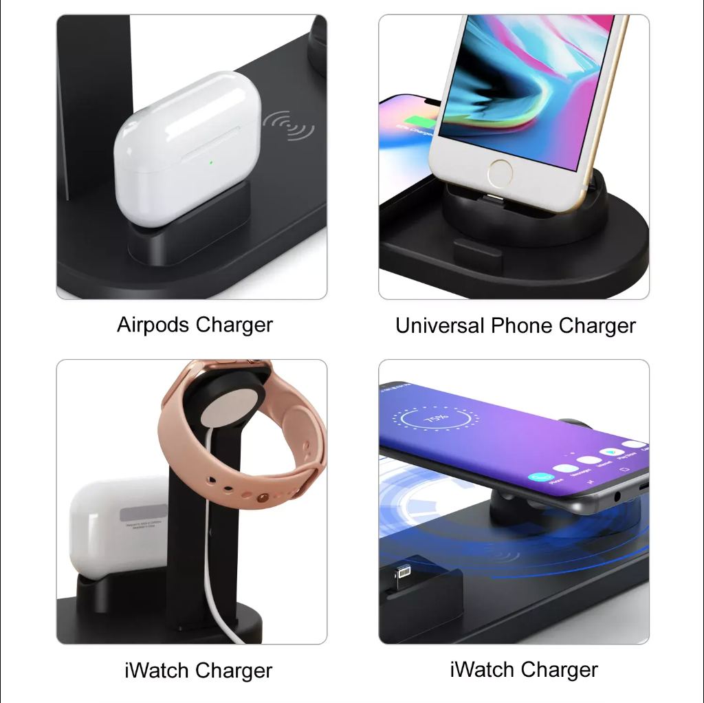 30W Dock Universal Charge 4 in 1 Fast Charger Stand - Image 6