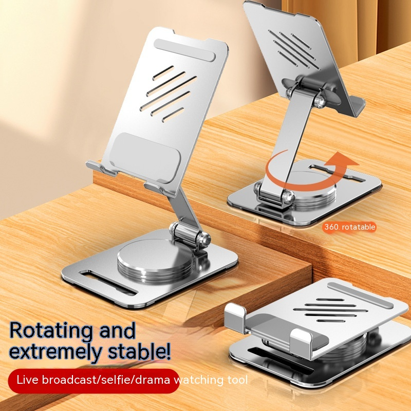 360 Degrees Rotate Metal Desk Phone Holder - Image 4