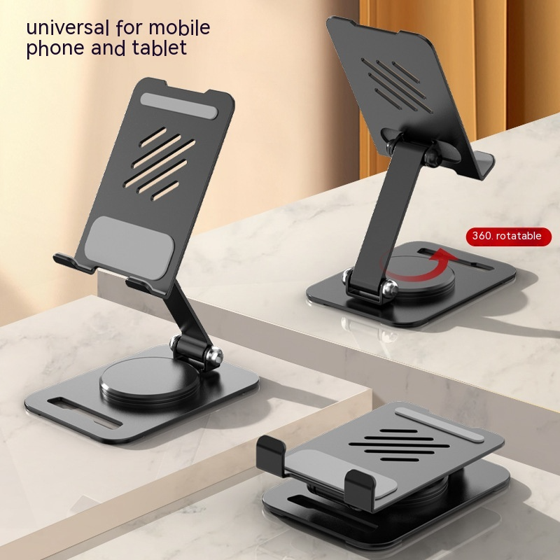 360 Degrees Rotate Metal Desk Phone Holder - Image 5