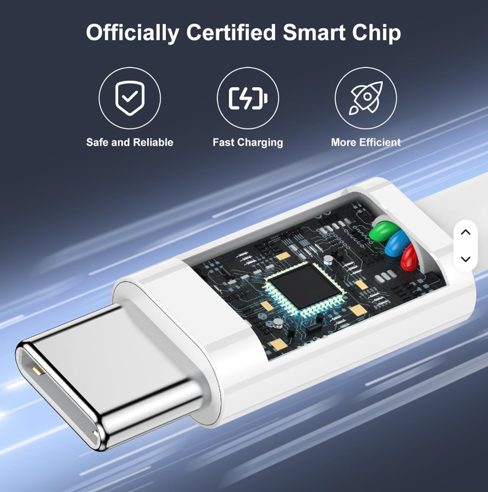 60W Braided USB-C Fast Charging Cable Durable - Image 6