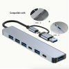 7-in-1 High-Speed USB 3.0 Data Transfer Adapter Hub - Thumbnail Image 1