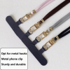 Adjustable Phone Strap Golden-Tone Buckle Crossbody - Thumbnail Image 3
