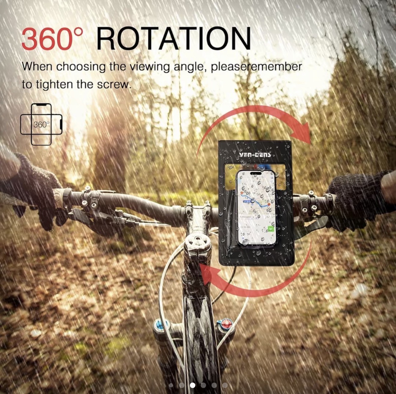 Bicycle 360 Waterproof Phone Case Holder - Image 4
