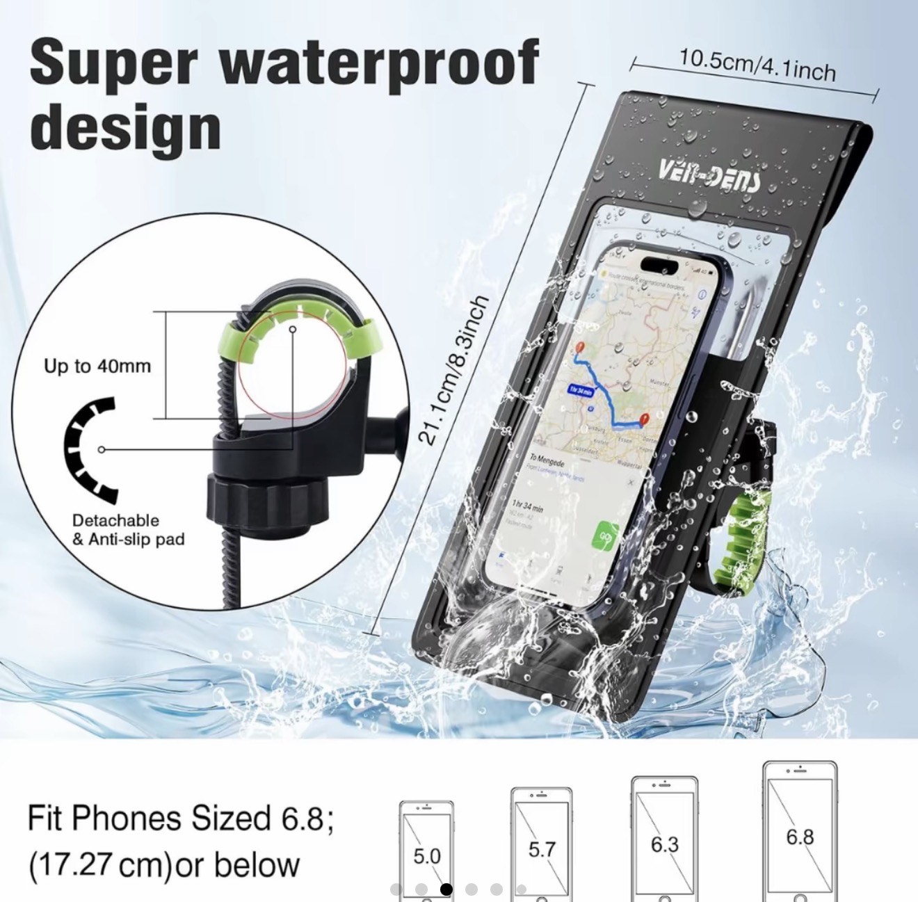 Bicycle 360 Waterproof Phone Case Holder - Image 6
