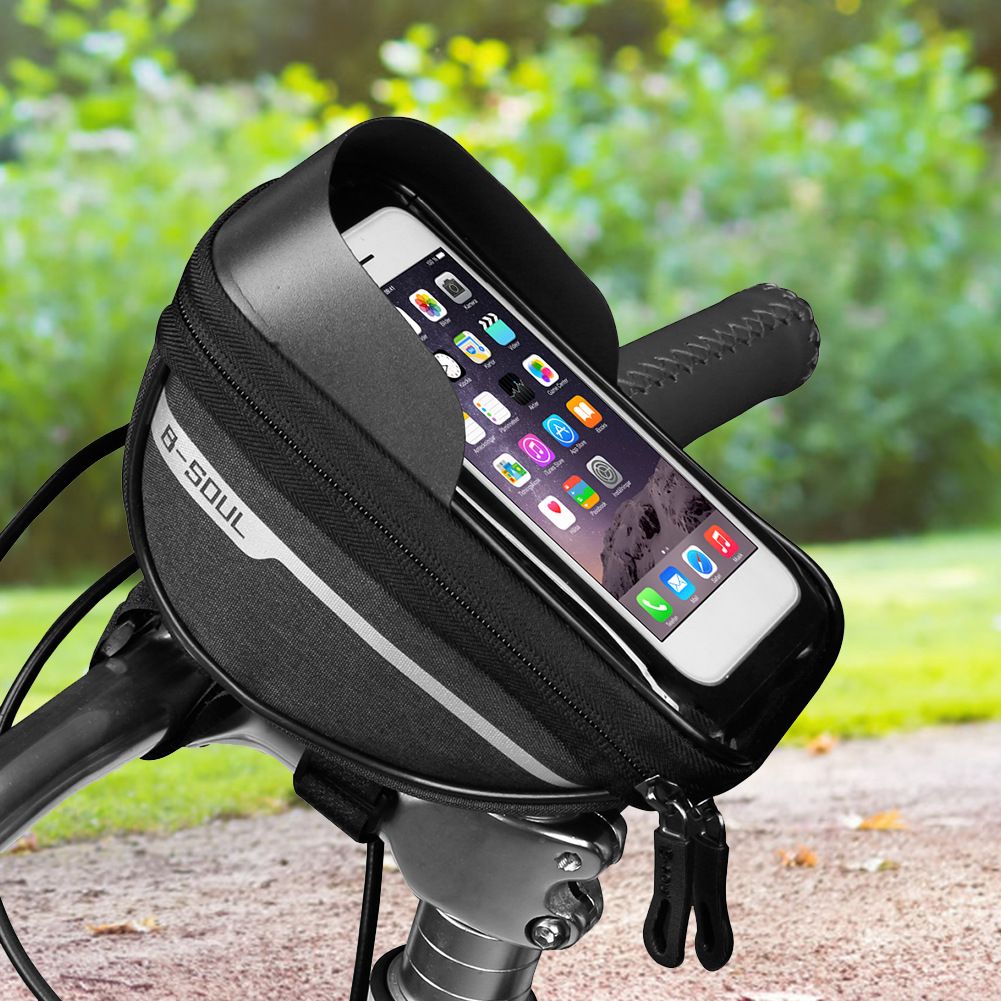 Bicycle Cell Phone Holder Front Pocket - Image 2