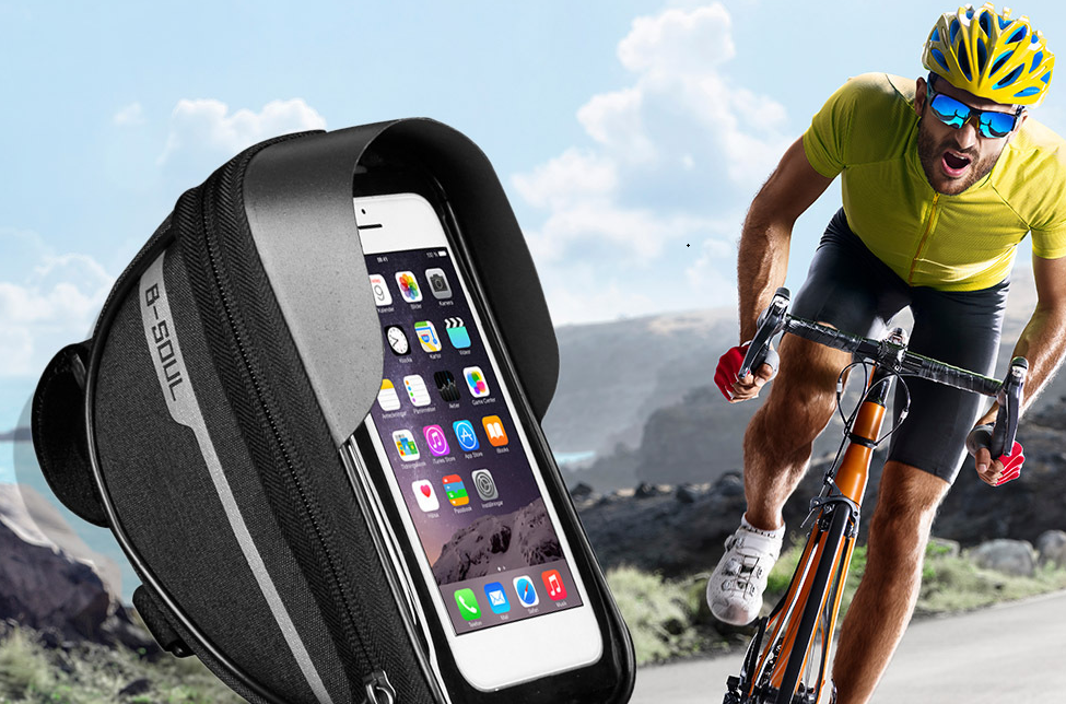 Bicycle Cell Phone Holder Front Pocket - Image 4