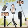 Foldable Selfie Pole Tripod 360 Rotation Anti-Shake - Thumbnail Image 1