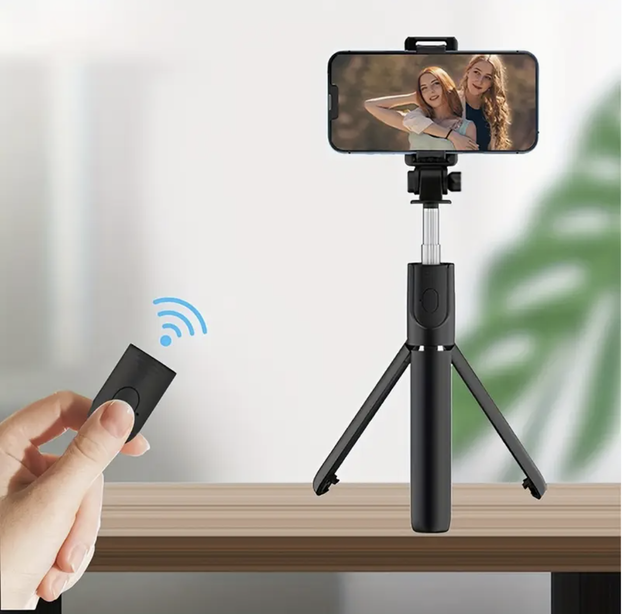 Foldable Selfie Pole Tripod 360 Rotation Anti-Shake - Image 3