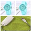 Girls Casual Candy Color Jelly Watch - Thumbnail Image 11