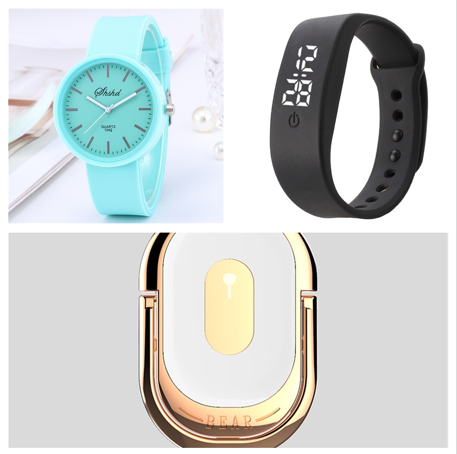 Girls Casual Candy Color Jelly Watch - Image 3