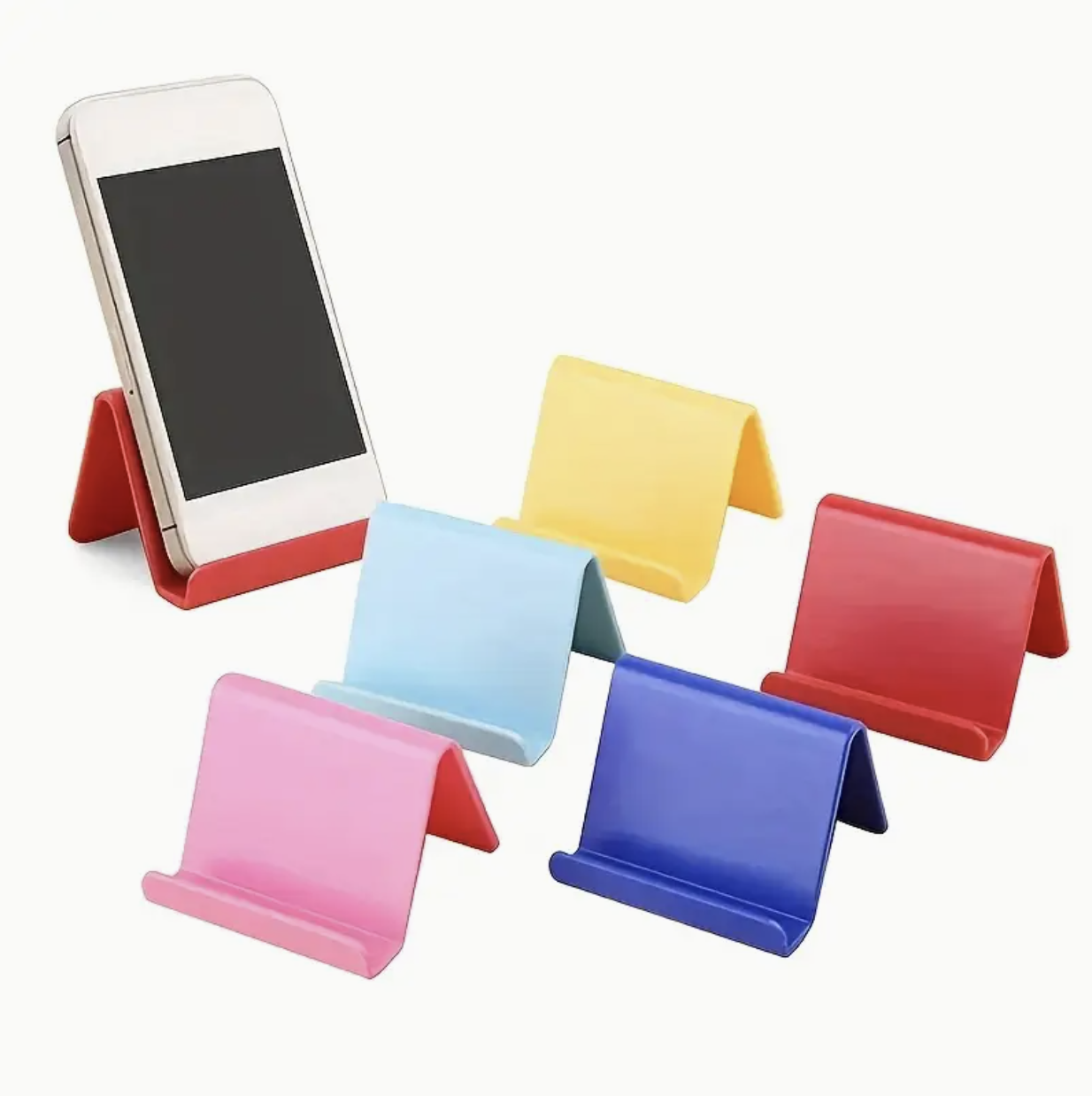 Plastic Phone Stand Mixed Color Space-Saving - Image 5