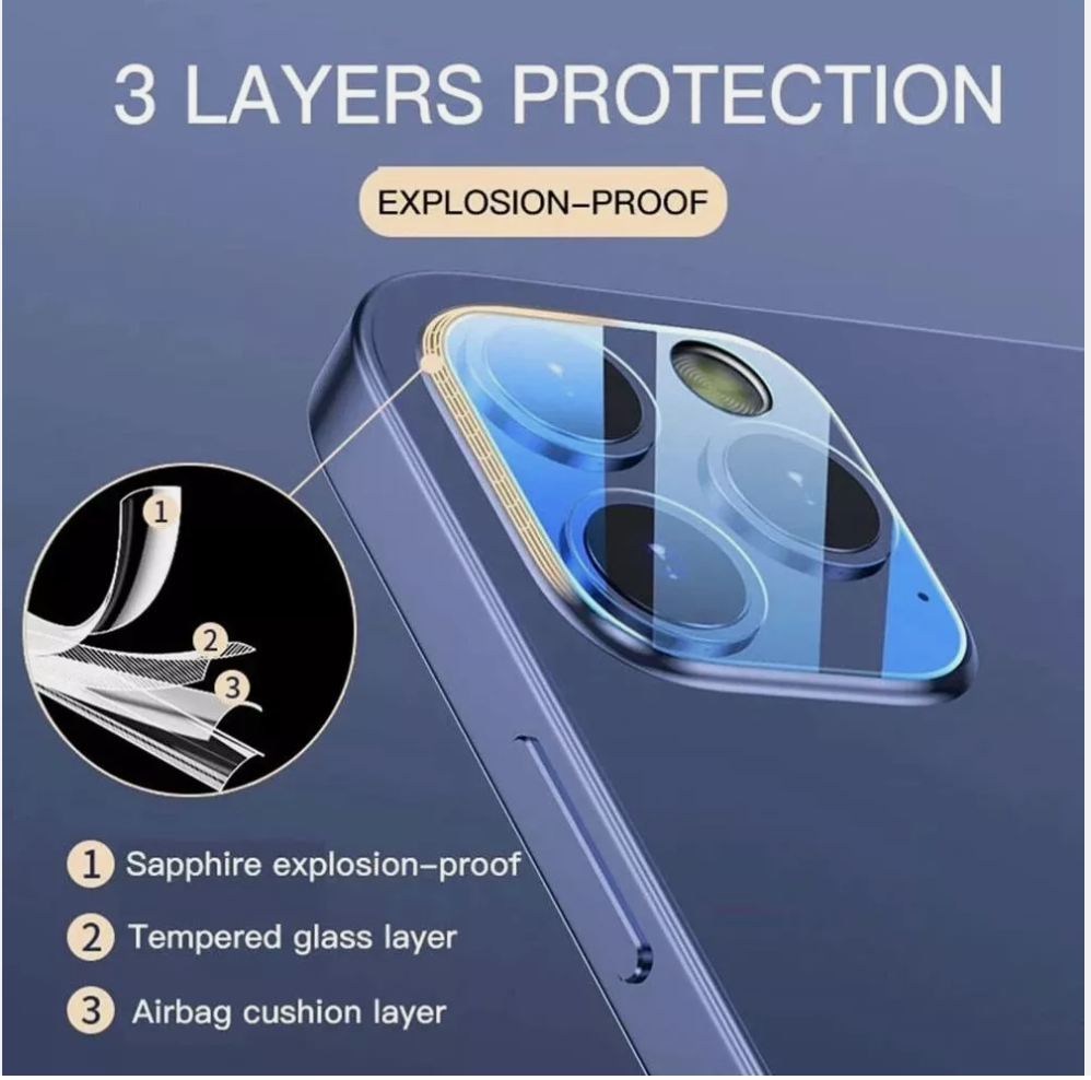 Rear Camera Lens Protector for iPhone 16 Series - Image 2