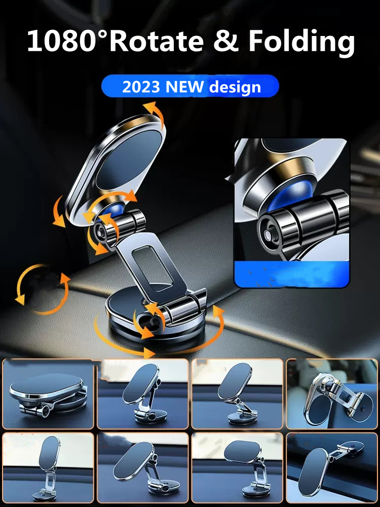 Rotate Metal Magnetic Car Phone Holder - Image 6