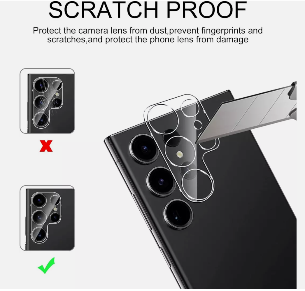 Samsung Galaxy S25 Ultra Camera Lens Tempered Glass Protector - Image 2