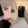 Solid Color Soft Silicone Cover Electroplated Frame - Thumbnail Image 1
