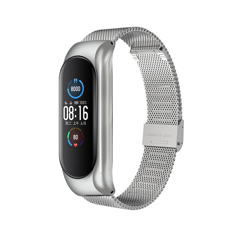 Solid Three-Bead Metal Wristband - Image 6