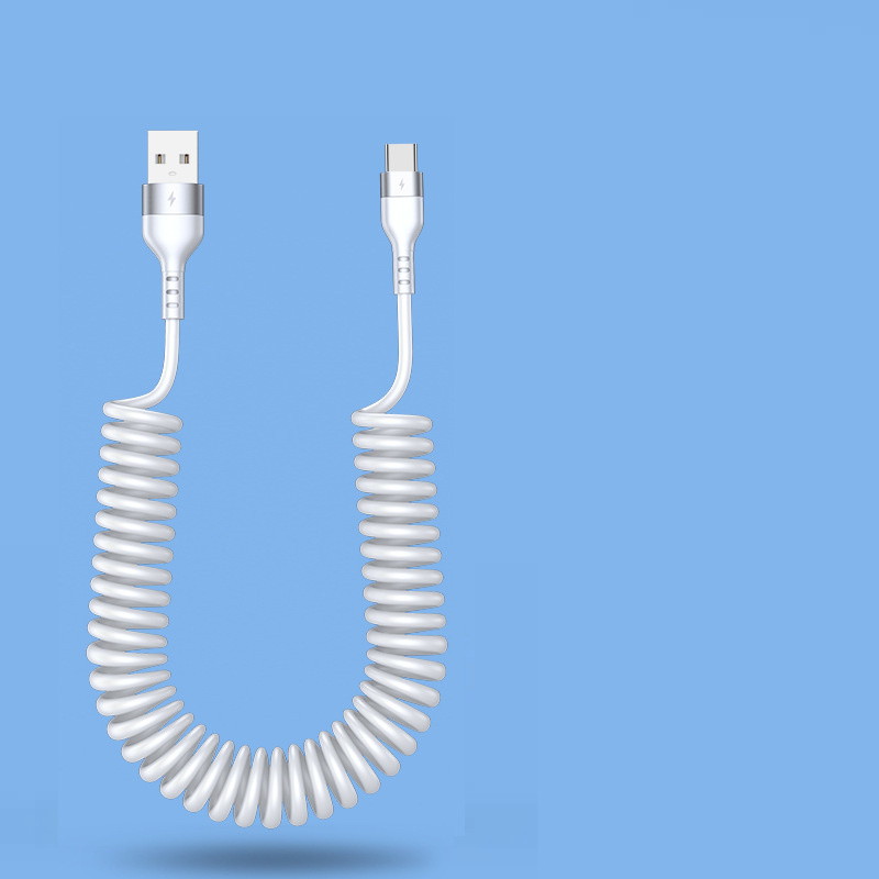 Spring Stretching Data Cable USB - Image 4