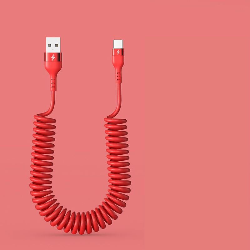 Spring Stretching Data Cable USB - Image 6