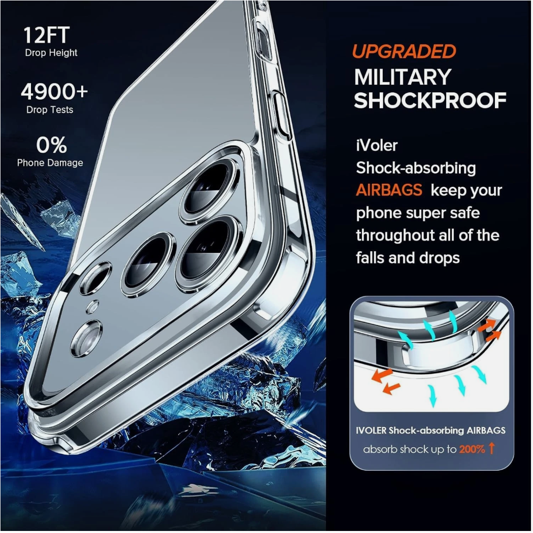 Transparent Clear Case Cover iPhone 17 Air Pro Max - Image 4