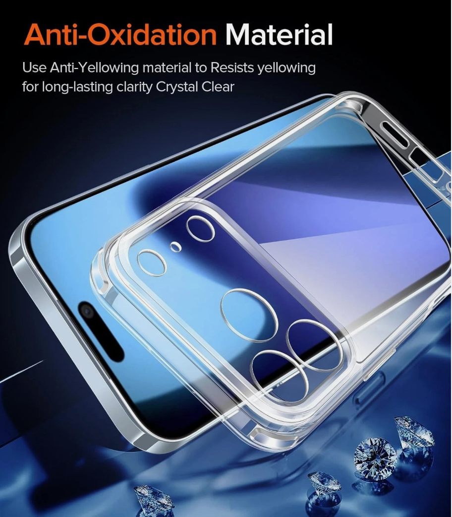Transparent Clear Case Cover iPhone 17 Air Pro Max - Image 3