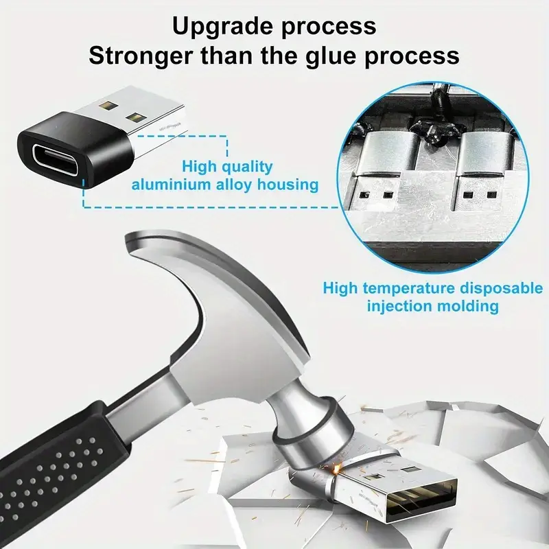 USB C Adapter Type C to USB Converter Male Female - Image 5