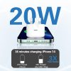 USB C Plug 20W Power Adapter UK Fast Charge Wall - Thumbnail Image 4