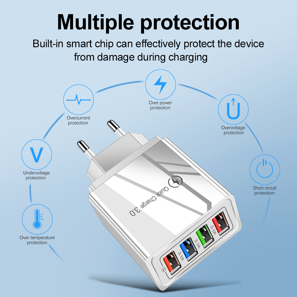USB Charger Quick Charge 3.0 Phone Adapter - Image 4