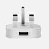 USB Port Fast Charger Adaptor UK Mains Wall 3 Pin - Thumbnail Image 1