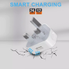 USB Port Fast Charger Adaptor UK Mains Wall 3 Pin - Thumbnail Image 7