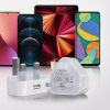 USB Port Fast Charger Adaptor UK Mains Wall 3 Pin - Thumbnail Image 4