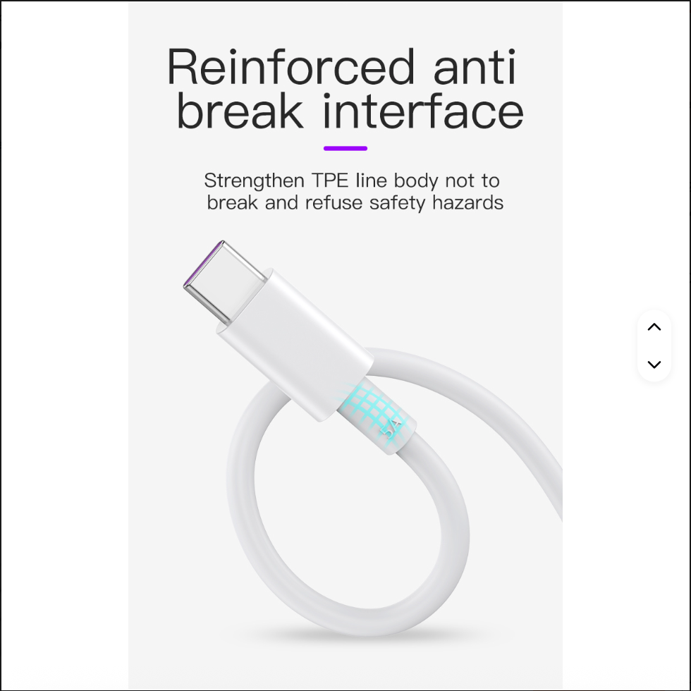 USB to Type-C Fast Charging Cable 5A High-Speed - Image 5