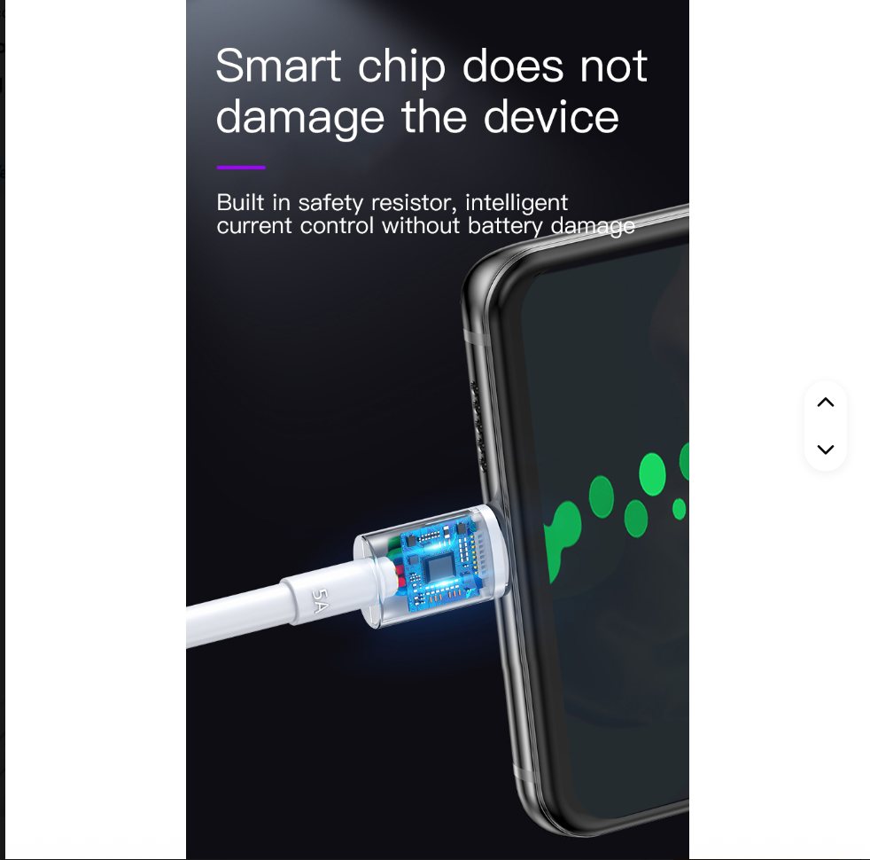 USB to Type-C Fast Charging Cable 5A High-Speed - Image 6